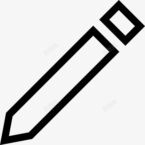 铅笔基本套装图标svg_新图网 https://ixintu.com 基本套装 铅笔