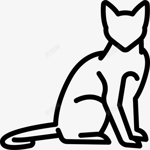 新加坡猫动物猫的繁殖体图标svg_新图网 https://ixintu.com 动物 新加坡猫 猫的繁殖体