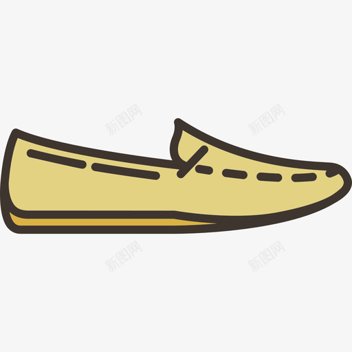 Loafer线性颜色时尚套装其他图标svg_新图网 https://ixintu.com Loafer 其他 线性颜色时尚套装