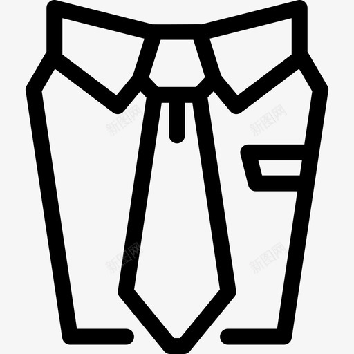男装配件服装直系服装图标svg_新图网 https://ixintu.com 服装 男装配件 直系服装
