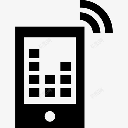 智能手机技术录音图标svg_新图网 https://ixintu.com 录音 技术 智能手机