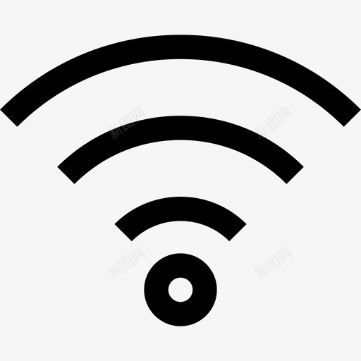 Wifi技术移动用户界面概述图标svg_新图网 https://ixintu.com Wifi 技术 移动用户界面概述