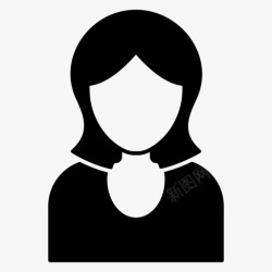 家庭主妇标志女人阿凡达家庭主妇图标高清图片