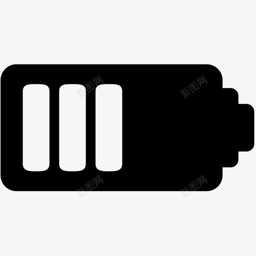 电池半满电源充电图标svg_新图网 https://ixintu.com 使用 充电 电池半满 电源 空