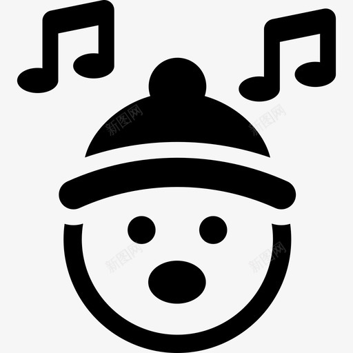 标志音乐圣诞气氛图标svg_新图网 https://ixintu.com 圣诞气氛 标志 音乐