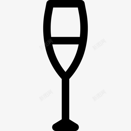 一杯香槟食物线性酒庄元素图标svg_新图网 https://ixintu.com 一杯香槟 线性酒庄元素 食物