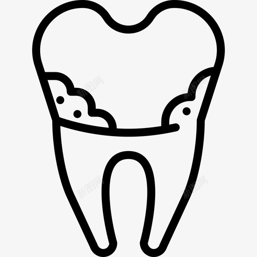 龋齿医疗牙科工具和牙齿图标svg_新图网 https://ixintu.com 医疗 牙科工具和牙齿 龋齿