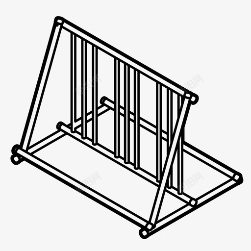 自行车架自行车锁图标svg_新图网 https://ixintu.com 储物 安全 自行车 自行车架 锁