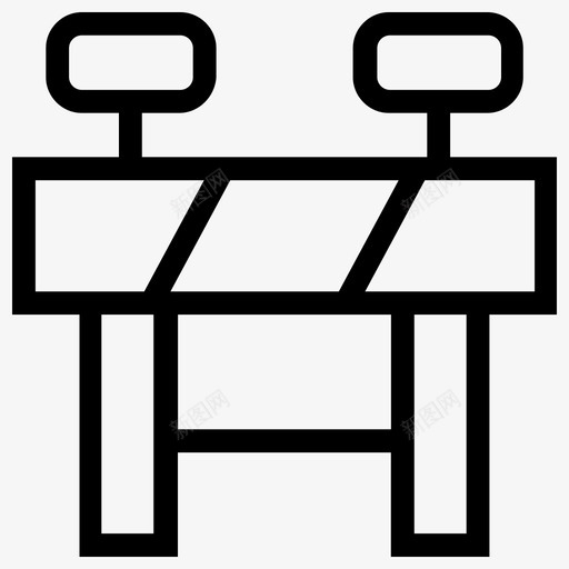 壁垒商业和贸易浅圆形图标svg_新图网 https://ixintu.com 商业和贸易 壁垒 浅圆形