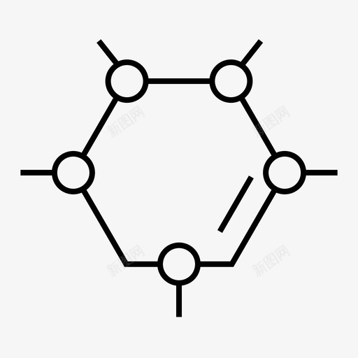 化学分子结构图标svg_新图网 https://ixintu.com 分子 化学 学校 结构