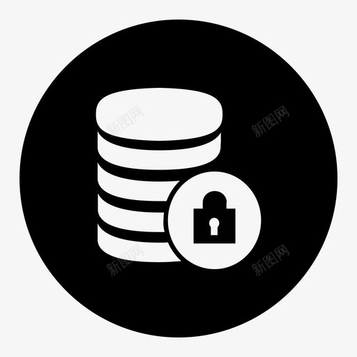 数据库保护数据中心数据库安全图标svg_新图网 https://ixintu.com bigdatacircle 受保护数据库 数据中心 数据库保护 数据库安全 锁定