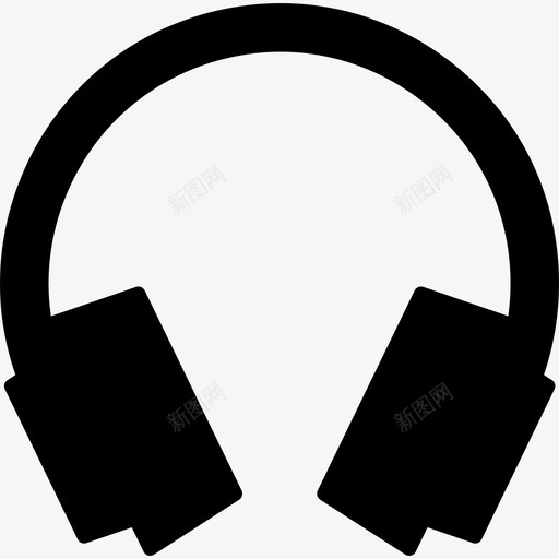 耳机科技电子设备图标svg_新图网 https://ixintu.com 电子设备 科技 耳机