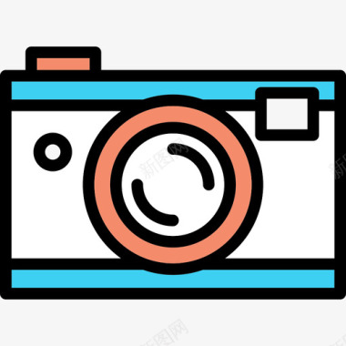 照相摄像机线性颜色搜索引擎优化图标图标