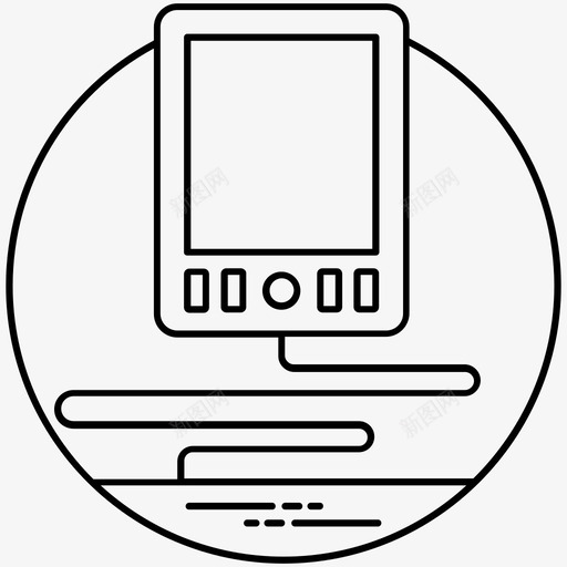 数字绘图数字插图数字化仪图标svg_新图网 https://ixintu.com 数字化仪 数字插图 数字绘图 绘图板 设计和开发线矢量图标