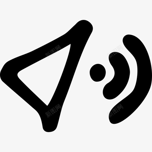 声音噪音声波图标svg_新图网 https://ixintu.com 噪音 声波 声音 素描 音量
