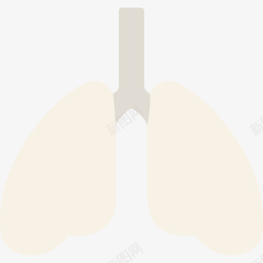 肺医疗器械扁平图标图标