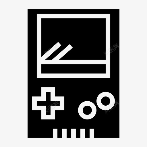 游戏游戏机设备图标svg_新图网 https://ixintu.com 手持游戏机 游戏 游戏机 玩具实心套装 设备