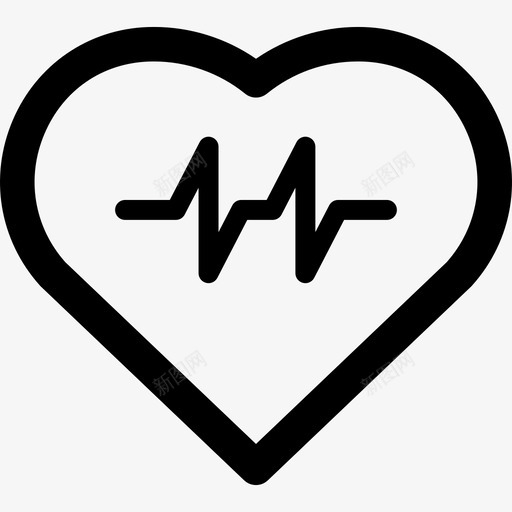 心脏脉搏医学科学和医学图标svg_新图网 https://ixintu.com 医学 心脏脉搏 科学和医学
