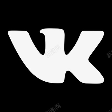 VK社交媒体社交网络标识图标图标