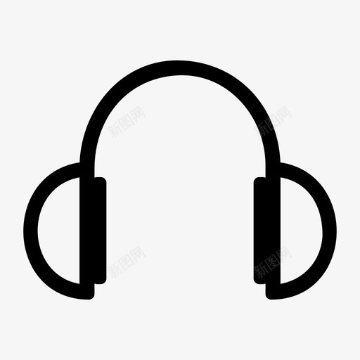 耳机广告营销图标svg_新图网 https://ixintu.com 广告 耳机 营销