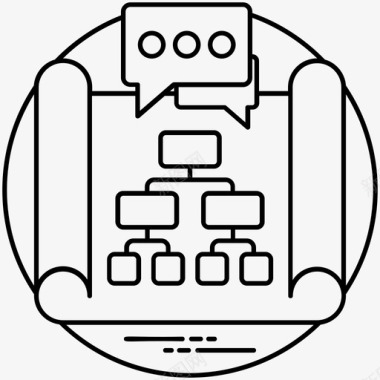 项目工作流业务分析流程流程图标图标