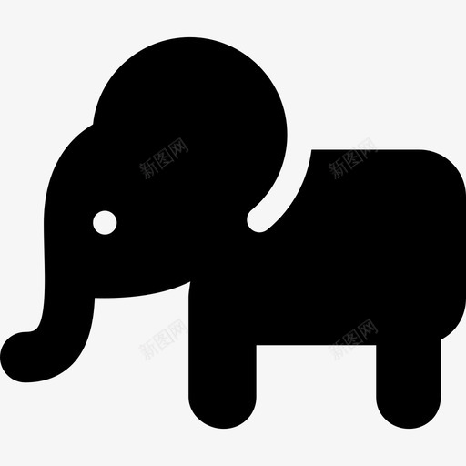 大象动物婴儿玩具图标svg_新图网 https://ixintu.com 动物 大象 婴儿玩具