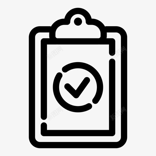 检查表文件法律图标svg_新图网 https://ixintu.com 文件 检查批准 检查表 法律 纸张