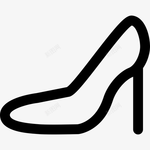 鞋最小通用主题直线型图标svg_新图网 https://ixintu.com 最小通用主题 直线型 鞋