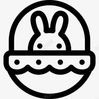 兔子动物复活节1图标图标