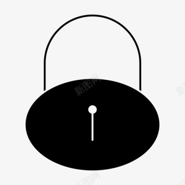 挂锁锁定通用ui图标图标