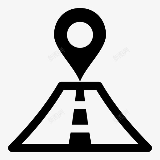 地图图钉gps导航图标svg_新图网 https://ixintu.com gps 地图图钉 地标和地图图钉 地点 导航