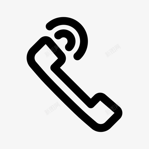 电话声音呼叫拨入图标svg_新图网 https://ixintu.com 呼叫 拨入 电话 电话呼叫 电话声音 电话扬声器 通用电线图标包
