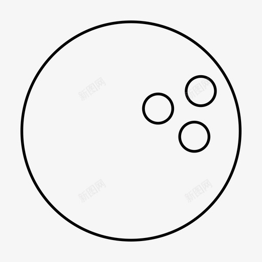 保龄球游戏运动图标svg_新图网 https://ixintu.com 保龄球 游戏 用户界面 网络 运动