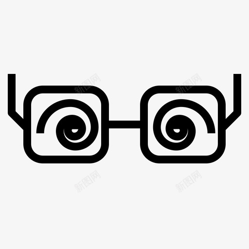 眼镜教育学习图标svg_新图网 https://ixintu.com 学习 学校 教育 教育和学习 眼镜