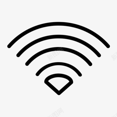 wifi通信连接图标图标
