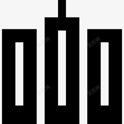 Skyscrapler实心城市元素填充图标svg_新图网 https://ixintu.com Skyscrapler 填充 实心城市元素