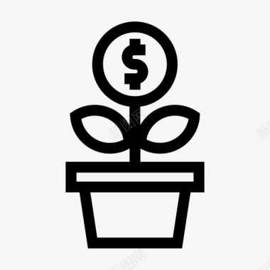 投资商业金融图标图标