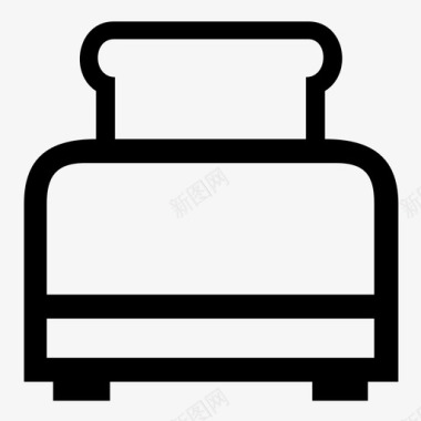 烤面包机电器厨房用具图标图标