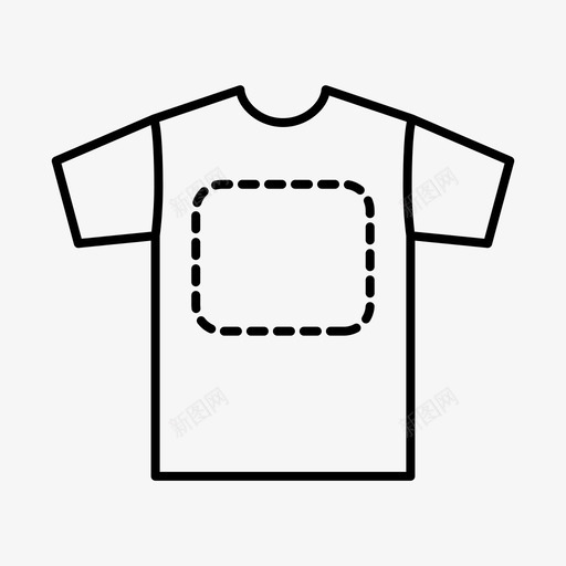 t恤印刷面料时尚图标svg_新图网 https://ixintu.com t恤印刷 丝网印刷 传统出版 时尚 面料 面料图标