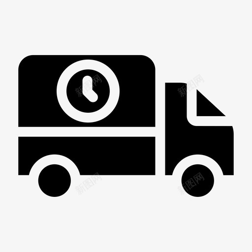 卡车交货车辆图标svg_新图网 https://ixintu.com 交货 卡车 车辆
