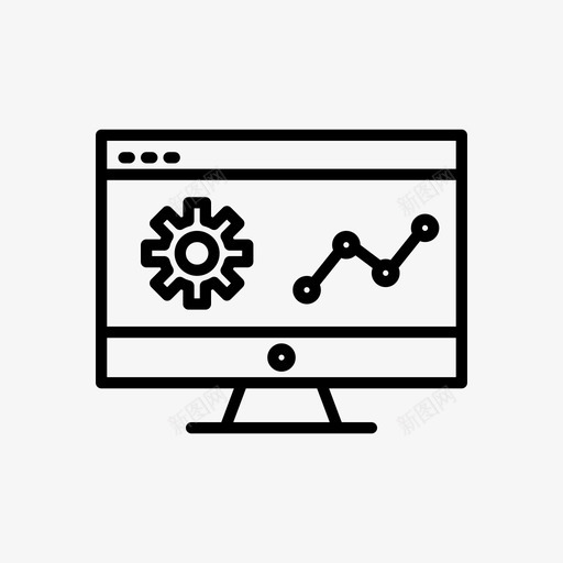 商业分析分析计算机图标svg_新图网 https://ixintu.com 分析 商业分析 商业图标 工作 计算机 金融