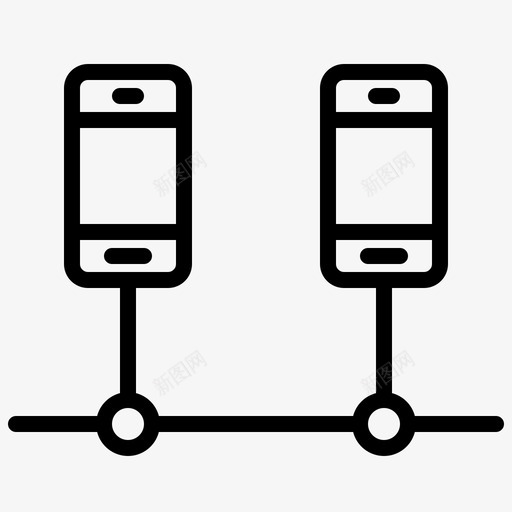 移动连接云数据图标svg_新图网 https://ixintu.com 云 互联网 在线 数据 移动连接 计算机网络和数据库