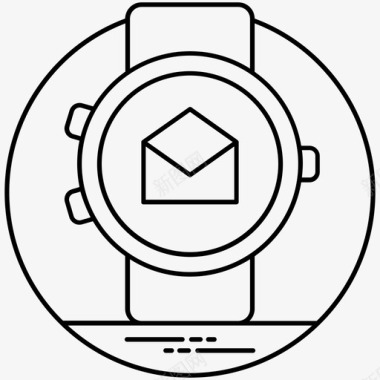 智能手表创意成功符号图标图标