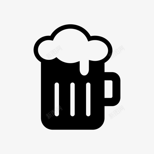 啤酒酒饮料图标svg_新图网 https://ixintu.com 啤酒 欢乐时光 酒 食物勇士矢量 饮料