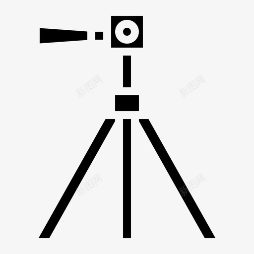 摄像机支架三脚架摄像机实心图标svg_新图网 https://ixintu.com 三脚架 摄像机实心 摄像机支架