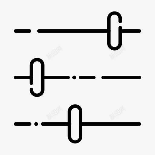 用户界面参数首选项图标svg_新图网 https://ixintu.com 参数 工具图标 用户界面 设置 首选项