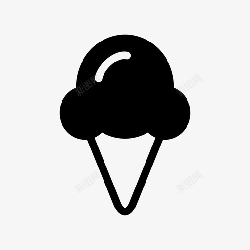 冰淇淋筒甜点冷冻图标svg_新图网 https://ixintu.com 冰淇淋 冰淇淋吧 冰淇淋筒 冷冻 甜点 食物勇士矢量