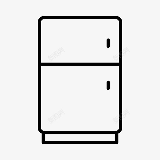 冰箱电器烹饪图标svg_新图网 https://ixintu.com 冰箱 厨房 家用 烹饪 电器