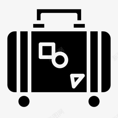 行李箱行李旅行图标图标
