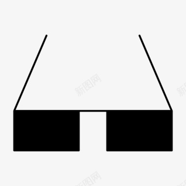 眼镜太阳镜通用用户界面图标图标